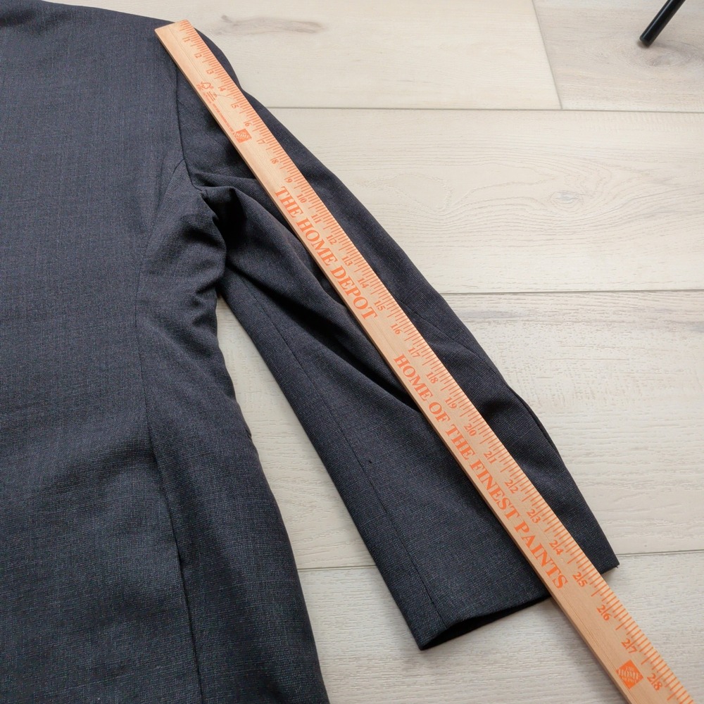 Jos. A. Bank 1905 Tailored Wool Blazer Charcoal Gray 44R (Fits 41) brrr Comfort - Picture 11 of 12
